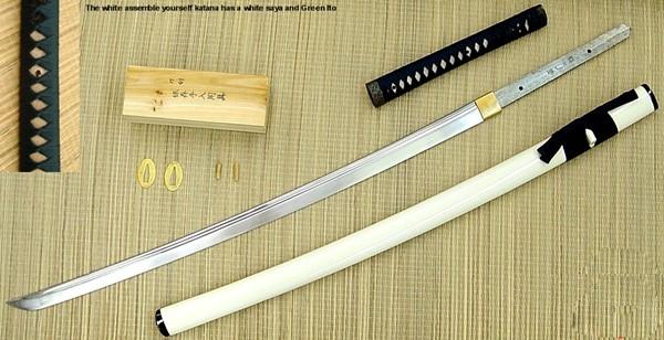 Forged Katana Sword White Forged Katana Sword White