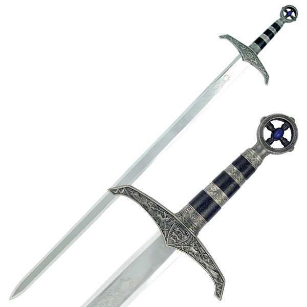 Blue Stone Medieval Sword