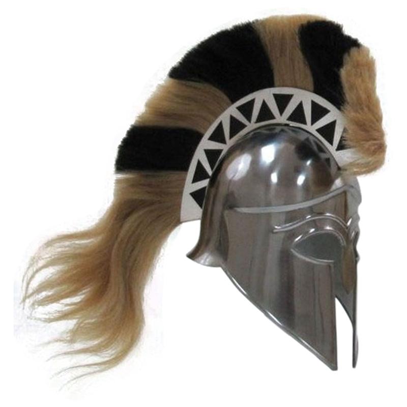Greek Corinthian Armor Helmet With Plume