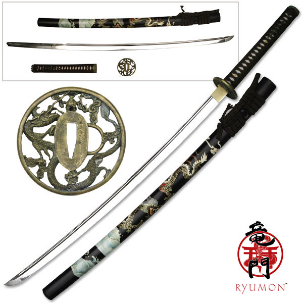Ryumon Japanese Sword Dragon Katana